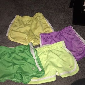 Lot of 4 pairs of Justice shorts